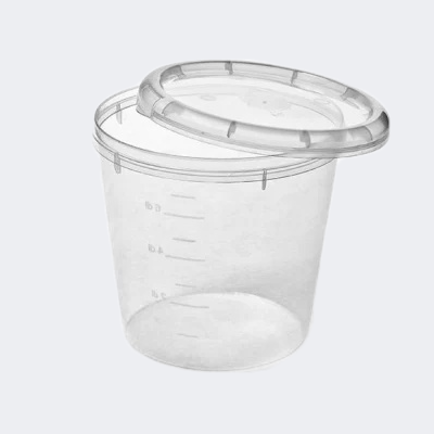 Matte Texture Food Grade PP Container by Thin Wall Injection Molding