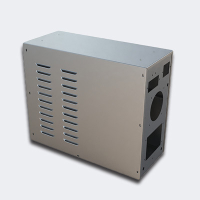 Bead blasted SUS303 Computer Case by Bending